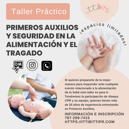 Primeros auxilios y seguridad en la alimentación y tragado.